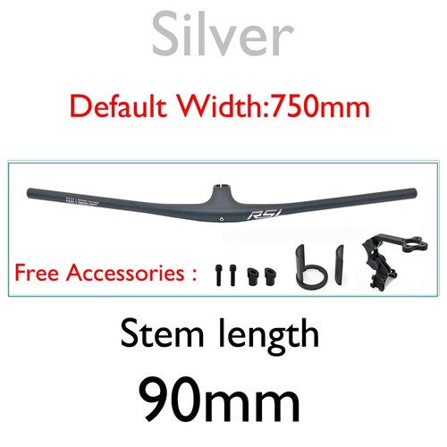 Carbon Integrated Handlebar XC MTB Bicycle Handlebar Diameter 28.6mm Accessories - Picture 11 of 36