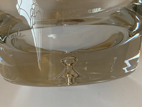 Perry Coyle Etched Leaves Decanter - Picture 9 of 11