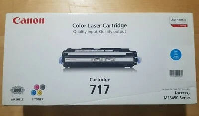 Toner Canon Cyan 717C d'origine - Photo 1/3