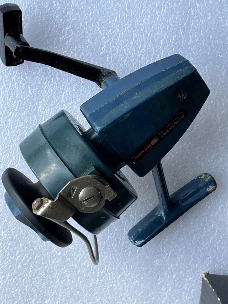 VINTAGE GARCIA KINGFISHER K-55 FISHING Spinning REEL MADE IN VINTAGE GARCIA KINGFISHER K-55 FISHING Spinning REEL MADE IN