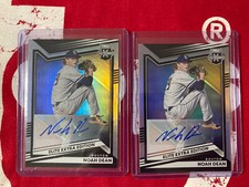 2022 Panini Elite Extra  Noah Dean AUTO mint Red Sox LOT x2