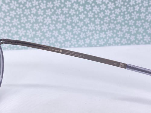 IC Berlin Brille Herren Damen rund grau silber gun metal Buran Panto NP499€ - Bild 6 von 10