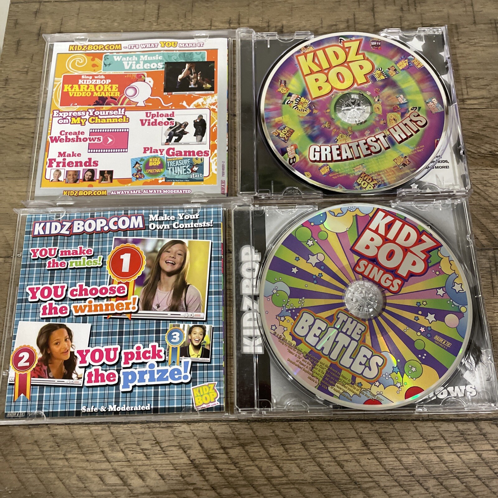 Lot of 2  Kidz Bop CDs includes Kids Bop sings the Beatles by  (CD, 2009)