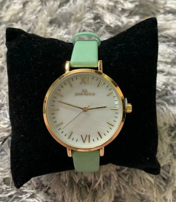 Debenhams John Rocha RP 60 Ladies Watch Pale Blue Leather Strap
