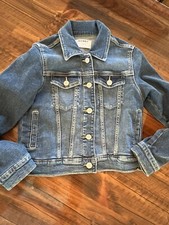 Girls Old Navy Denim Jacket Size 8 NWOT Medium Blue, Button Up 10-35