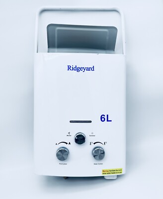 Ridgeyard B6Y 6L Tankless Water Heater/Boiler - White for sale online | eBay