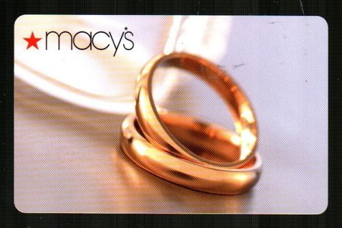 MACY'S Wedding Rings ( 2006 ) Gift Card ( $0 ) - Picture 1 of 2