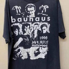 Bauhaus Black Flag Dead Kennedys Bad Brains Minor Threat Fugazi Tshirt  KH6762