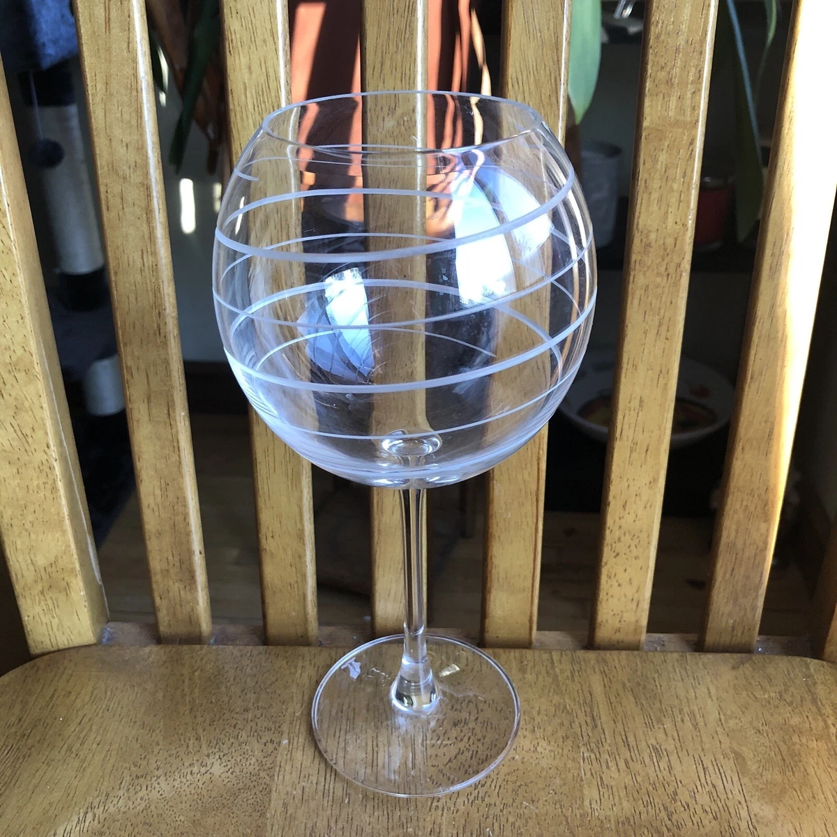 Mikasa balloon top wine glasses