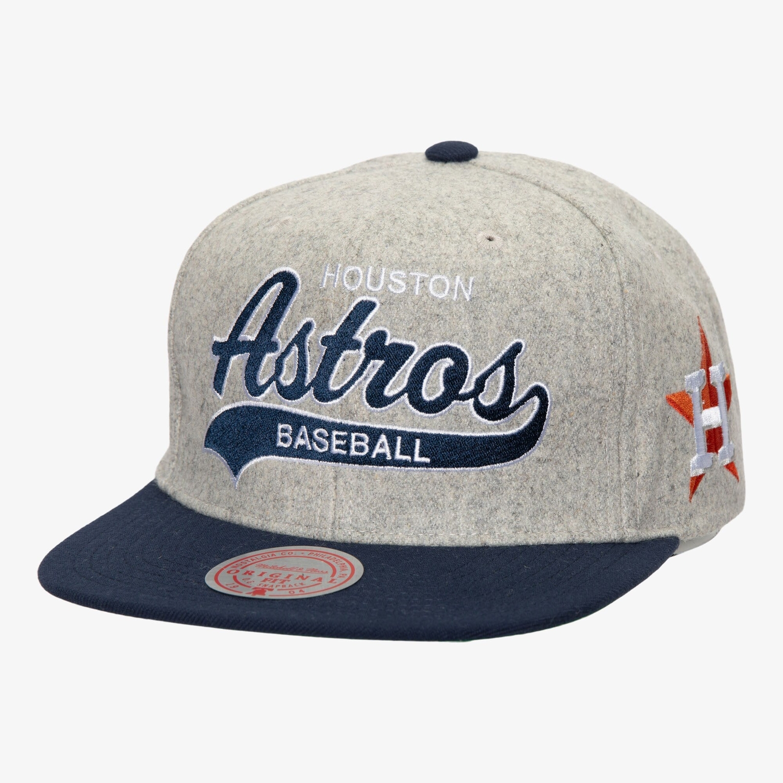 МУЖСКАЯ КЕПКА MITCHELL - NESS MLB TAILSWEEP 20 MELTON SNAPBACK ASTROS - СЕРАЯ 4690₽