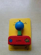 Stempel Namensstempel Blume und Tigerente Holzstempel Janosch Luisa