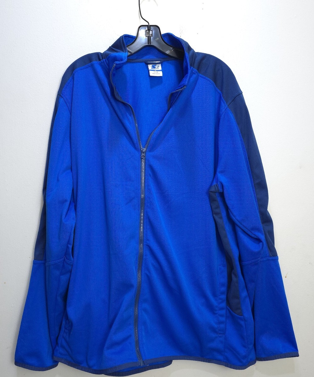 Vintage Starter Track Jacket Mens 90's XL Full Zip PolyesterBlue