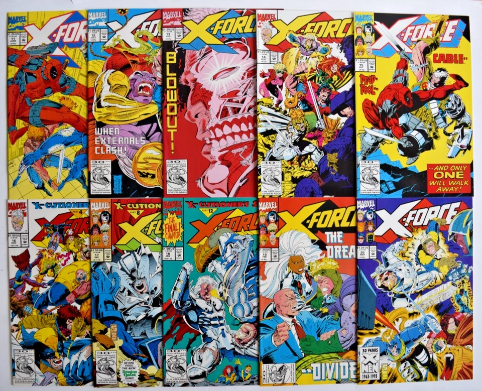 X-FORCE (1991) 101 ISSUE COMIC RUN #1-99 (2 COPIES #22) & 50 VARIANT MARVEL - Image 2 of 4