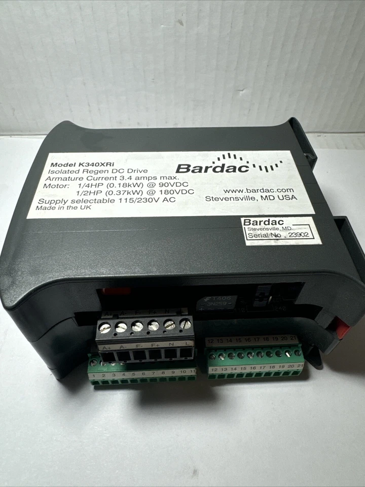 Bardac Model K340XRi Isolated Regan DC Drive - Image 2 of 4
