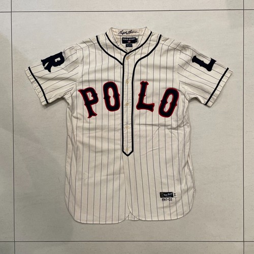 RARE! Vintage Ralph Lauren Polo Sport Baseball Jersey - M  - Picture 1 of 7