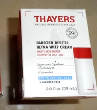 Thayers Barrier Fragrance Free Bestie Ultra Hydrating Active Whip Cream 2 fl oz