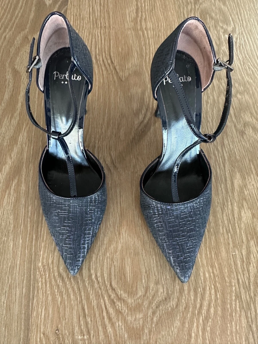 Escarpins salom bleu marine Perlato T 38 5 eBay