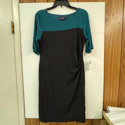 white christmas dresses Connected Apparel TCC97727 - Knee-Length Jersey Sheath Dress main image 1