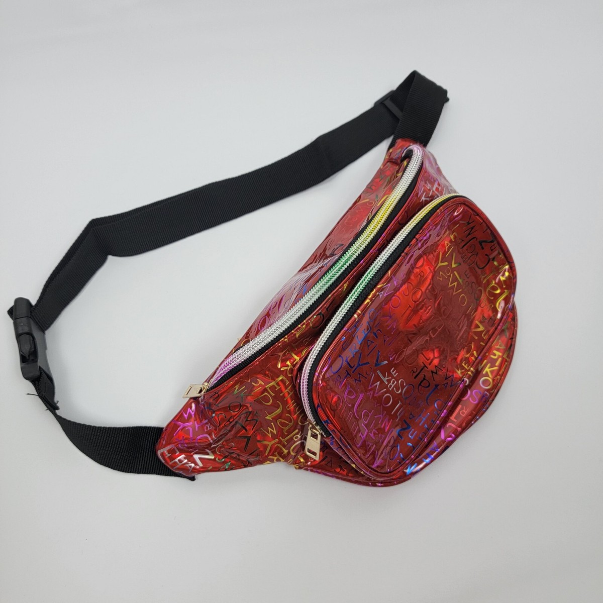 Holographic Fanny Pack Water Resistant Crossbody Waist Bag  display picture 2