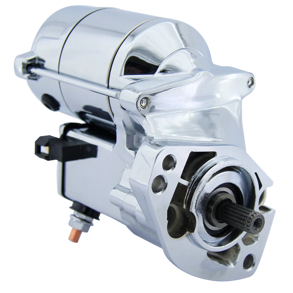 Chrome Starter For Harley Davidson Road King FLH Heritage Softail Mounting - Image 3 of 4