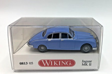 WIKING Jaguar MK II blau 1:87 H0 Modellauto Oldtimer Sammlermodell 081305 Neu