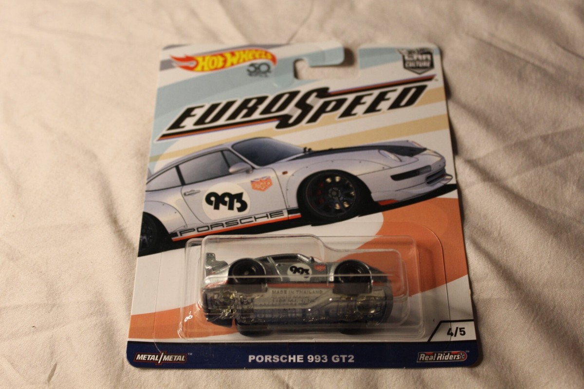 2017 Hot Wheels Euro Speed PORSCHE 993 GT2 Car Culture Real Riders