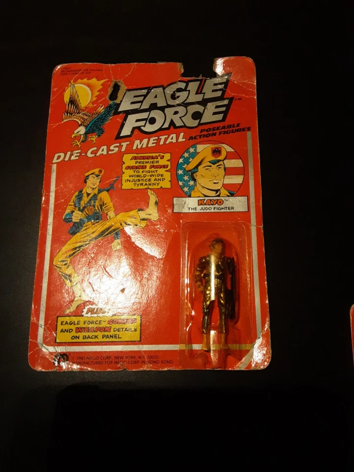 Lote de figuras de metal fundido Eagle Force MEGO 1981 Foto 3 de 4