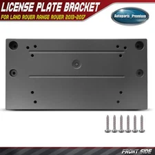 Front License Plate Bracket with Mounting Hardware for Land Rover Range Rover