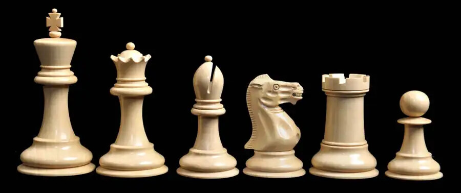 The Bicentennial Luxury Chess Set - Pieces Only - 3.6