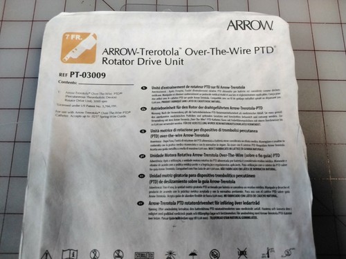 PT-03009: ARROW-TREROTOLA OVER-THE-WIRE PTD ROTATOR DRIVE UNIT (EXP. 2019) - Picture 5 of 5