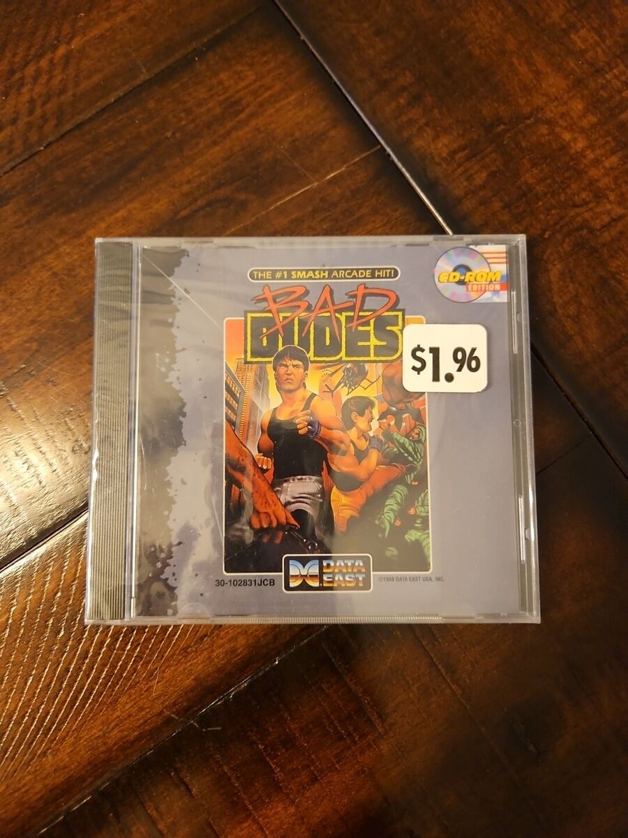 VINTAGE Bad Dudes vs Dragon Ninja PC CD-Rom Data East 1988 VINTAGE Bad Dudes vs Dragon Ninja PC CD-Rom Data East 1988