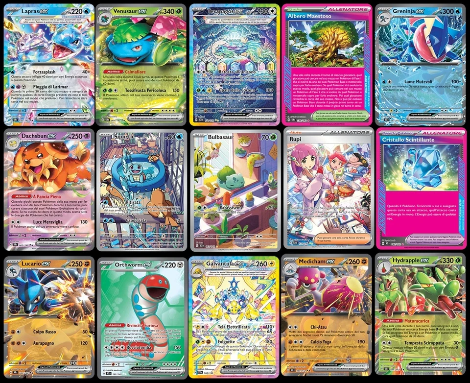 Lotto 50 carte Pokémon in italiano, TUTTE DIVERSE + ULTRA RARE + REVERSE/HOLO - Immagine 4 di 4