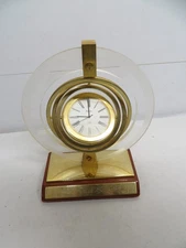 BULOVA B2891 TABLE-TOP DESK MANTEL SHELF DECORATIVE  CLOCK *SEE DETAILS!* 