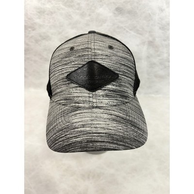 Ouray Sportswear Breck Trucker Hat Grey Space Dye Mesh Snapback Cap 51239 NEW