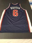 ALLAN HOUSTON AUTOGRAPHED INSCRIBED U.S.A.OLYMPICS  CUSTOM Xl JERSEY BECKETT-COA