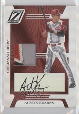 2005 Donruss Zenith Z-Jerseygraphs Prime 14/25 Austin Kearns #ZB-32 Auto 4at