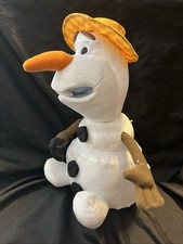 Disney Frozen Sing And Swing Olaf Plush Talks Dances Sings In Summer 13" Works