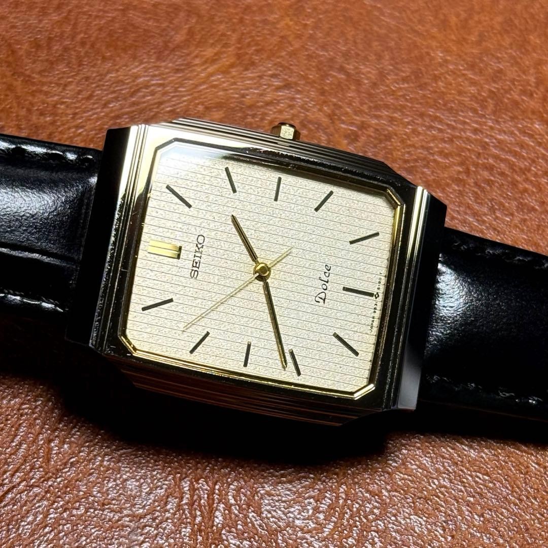 A108 SEIKO DOLCE Rectangular 90's - image 5