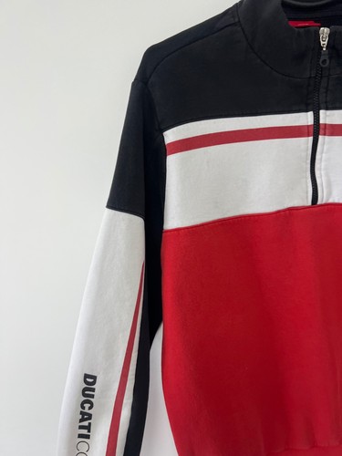 Chaqueta con Cremallera Ducati Corse Racing Motocicleta Roja Motosport Algodón Para Hombres Rara talla M - Imagen 5 de 24