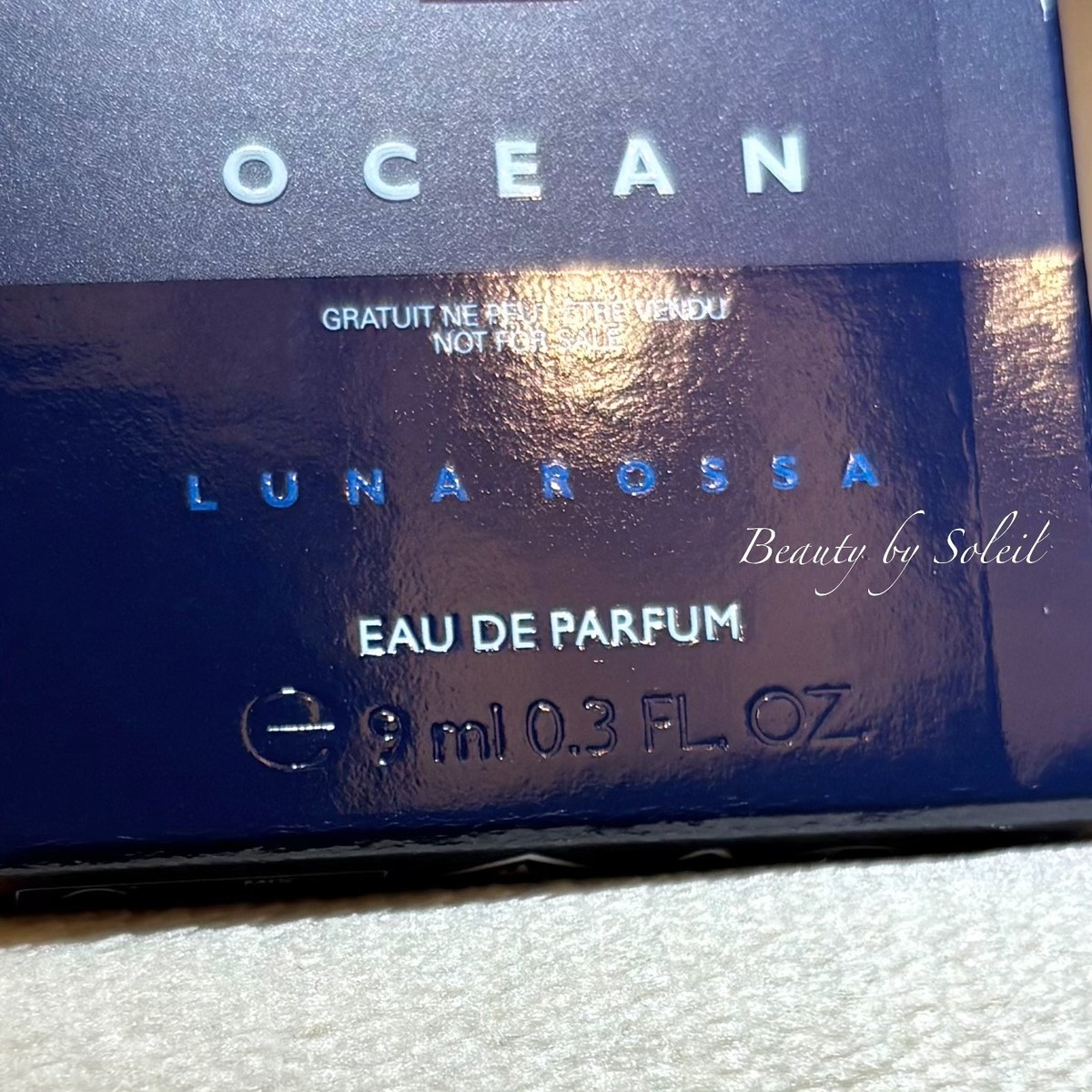 Prada Luna Rossa Ocean Eau de Parfum EDP MINI Splash Dabber .3oz