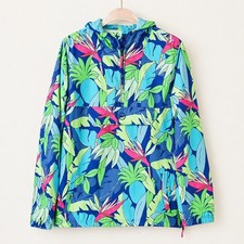 Vineyard Vines La Palmeraie Island Hooded 1/4 Zip Anorak Windbreaker Youth SZ XL