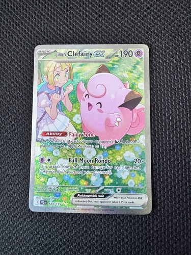 Lillie's Clefairy ex 184/159 SIR Journey Together Pokemon Holo NM