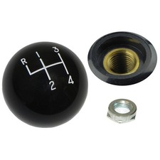 64-88 1 78 Black Hurst 4 Sp Shifter Handle Ball Knob W Nut Fine Thread 38-24 64-88 1 78 Black Hurst 4 Sp Shifter Handle Ball Knob W Nut Fine Thread 38-24
