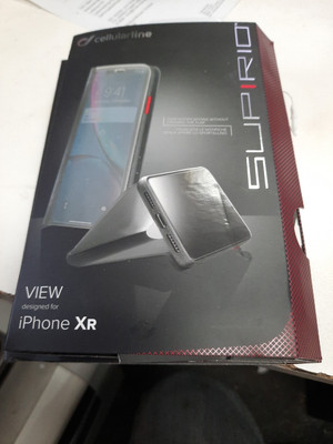 Cellularline Supirio  View Tasche Hülle Etui In Schwarz Für Iphone XR