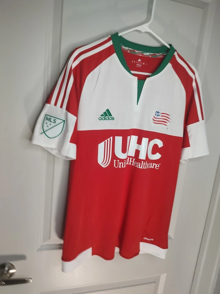 Adidas New England Revolution Mls Soccer Jersey Climacool Men's Size Medium  - Image 3 of 4