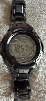 Casio G Shock MT-G 900 IDJ Tough Solar Wave Ceptor Digital Watch Black IP