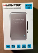 Monster Digital 480GB SSD Overdrive Thunderbolt Solid State Drive - Brand New