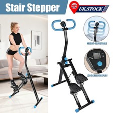 Vertical Climber Stair Stepper Machine with LCD Monitor For Home Gym Exercise PK