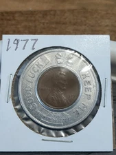 1977 Lincoln Cent Good Luck Penny Keep Me & Never Go Broke