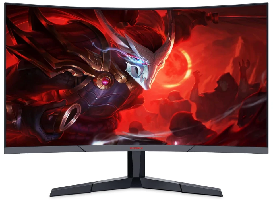27 Inch Gaming Monitor, QHD 1440P Curved Monitors 180Hz VA 1ms 1500R - Image 2 of 4